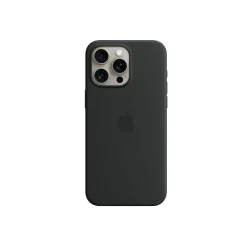 Apple iPhone 15 Pro Max Silicone Case with MagSafe, Black (MT1A3ZM/A)