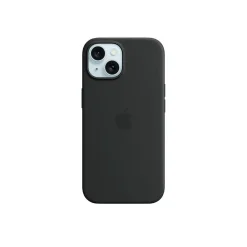 Apple iPhone 15 Silicone Case with MagSafe, Black (MT0J3ZM/A)