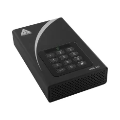 Hot Apricorn Aegis Padlock 2 TB USB 3.0 External Hard Drive, Black and White (ADT-3PL256-2000)