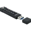 Clearance Apricorn Aegis Secure Key 3z 64GB USB 3.0 Type A Flash Drive, Black (ASK3Z-64GB)