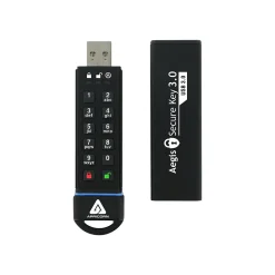 Best Apricorn Aegis Secure Key 30GB USB 3.0 Type A Flash Drive, Black (ASK3-30GB)