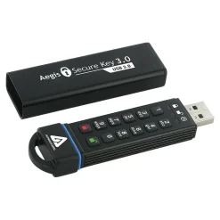 Online Apricorn Aegis Secure Key 120GB USB 3.0 Type A Flash Drive, Black (ASK3-120GB)