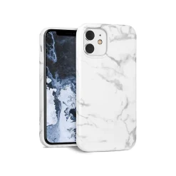 Argento MVMT Granite Phone Case for iPhone 11/XR, White Marble (IC7686MB11RWHA)