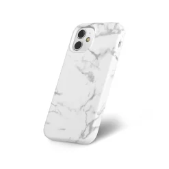 Argento MVMT Granite Phone Case for iPhone 11/XR, White Marble (IC7686MB11RWHA)