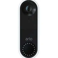 Arlo Essential Wi-Fi Wired Smart Video Doorbell, White (AVD1001-100NAS)