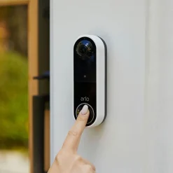 Arlo Essential Wi-Fi Wireless Smart Video Doorbell, White (AVD2001-100NAS)