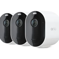 Arlo Pro 5S 2K Wireless Security Camera, 3 Pack, White (VMC4360P-100NAS)