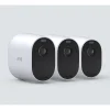 Arlo VMC2330-100NAS Essential Wireless Indoor/Outdoor HD Security Camera, White, 3 Cameras