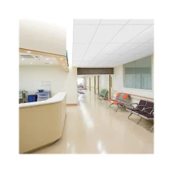 Armstrong CALLA Health Zone Square Edge Ceiling Tile 9/16, 24" x 24", White, 10/Carton (BP2232)