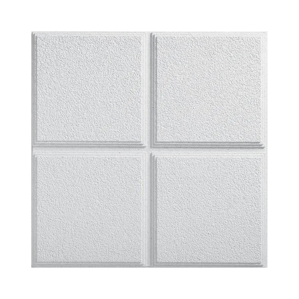 Armstrong CIRRUS Profiles Classic Step Tegular Edge Ceiling Tile, 24" x 24", White, Dozen (BP626A)