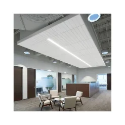 Armstrong CIRRUS Second Look Beveled Tegular Edge Ceiling Tile 9/16, 24" x 48", White, 6/Carton (BP511A)