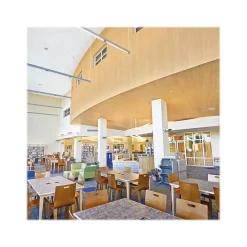 Armstrong FINE FISSURED High NRC Angled Tegular Edge Ceiling Tile, 24" x 24", White, 10/Carton (BP1756B)