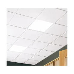 Armstrong GEORGIAN Total Acoustics Square Edge Ceiling Tile, 24" x 24", White, 12/Carton (BP796)