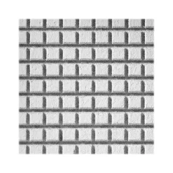 Armstrong GRAPHIS Rustex Beveled Tegular Edge Ceiling Tile, 24" x 24", White, 12/Carton (BP2600)