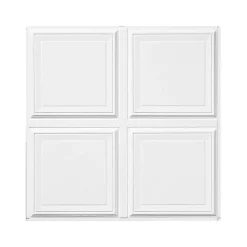 Armstrong LEDGES Tegular Edge Ceiling Tile, 24" x 24", White, 12/Carton (BP303A)