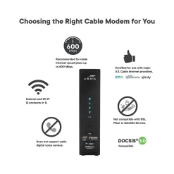 Sale Arris SURFboard SBG7600AC2 Desktop DOCSIS 3.0 Cable Modem & Wi-Fi Router