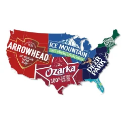 Arrowhead 100% Mountain Spring Water, Regular Flavor, 700ml Bottles with Sport Cap, 24/Carton (12086824)