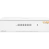 New Aruba 1430 8-Port Gigabit Ethernet Unmanaged Switch, White (R8R45A#ABA)