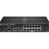 Clearance Aruba 6100 12-Port Gigabit Ethernet Managed Switch, 10/100/1000 Mbps, Black (JL679A#ABA)