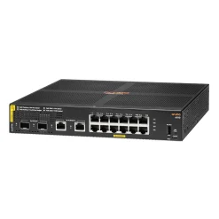 Clearance Aruba 6100 12-Port Gigabit Ethernet Managed Switch, 10/100/1000 Mbps, Black (JL679A#ABA)