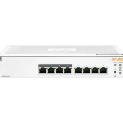 Aruba Instant On 1830 8-Port Gigabit Ethernet Managed Switch, 10/100/1000 Mbps, White (JL811A#ABA)