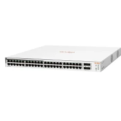 Clearance Aruba Instant On 1830 48-Port Gigabit Ethernet Managed Switch, 10/100/1000 Mbps, White (JL815A#ABA)