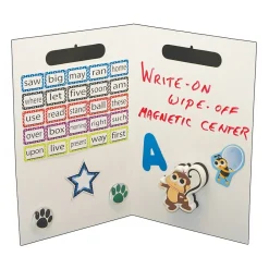 Dry Erase*Ashley Folding Magnetic Whiteboard, 14" x 18", 3/Bundle (ASH60000-3)