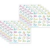 Dry Erase*Ashley Productions® Smart Poly® PosterMat Pals® Space Savers Traditional Cursive, 13" x 9.5", Pack of 10 (ASH97008)