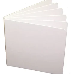 Subject Notebooks|Ashley Subject Notebooks, 5" x 5", 6 Sheets, White, 10/Bundle (ASH10704)