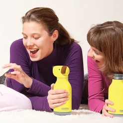 ASOBU Bestie Bottle Dog Stainless Steel Vacuum Insulated Water Bottle, 16 oz., Yellow (ADNASBV44DO)