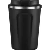 Cafe Compact Stainless Steel Vacuum Insulated Travel Mug, 13 oz., Black (ADNABF22BK)<ASOBU Discount