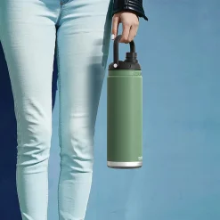 ASOBU Canyon Stainless Steel Vacuum Insulated Water Bottle, 50 oz., Green (ADNATMF7G)