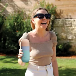 ASOBU Orb Stainless Steel Vacuum Insulated Water Bottle, 14 oz., Pastel Mint (ADNASBV30PM)