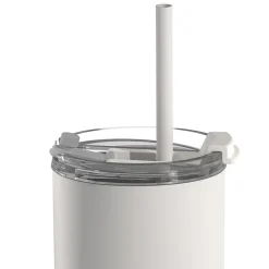 20-Ounce Aquilina Double-Wall-Insulated Stainless Steel Tumbler, White (NA-BF23W)<ASOBU Hot