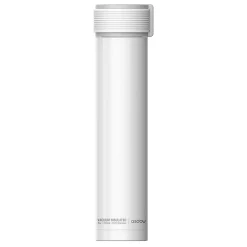 ASOBU Skinny Mini Ultimate Stainless Steel Vacuum Insulated Water Bottle, 8 oz., White (ADNANASBV20W)