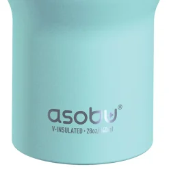 Stainless Steel Double Wall Insulated Travel Mug, 28 oz., Teal (ADNANASM35TEAL)<ASOBU Online