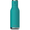 ASOBU Stainless Steel Vacuum Insulated Water Bottle, 17 oz., Teal (ADNANABT60TEAL)