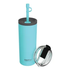Super Sippy Insulated Coffee Tumbler, 20 oz., Teal (NA-ICT200)<ASOBU Sale