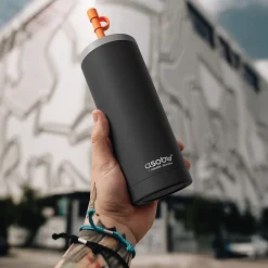 Super Sippy Insulated Coffee Tumbler, 20 oz., Black (NA-ICT200)<ASOBU New