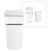 Vista Stainless Steel Double Wall Insulated Coffee Mug, 20 oz., White (ADNASM40W)<ASOBU Outlet