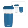 Vista Stainless Steel Clear-Insulation Tritan Coffee Mug, 20 oz., Blue (SM40)<ASOBU Sale