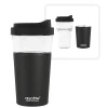 Vista Stainless Steel Clear-Insulation Tritan Coffee Mug, 20 oz., Black (SM40)<ASOBU Clearance