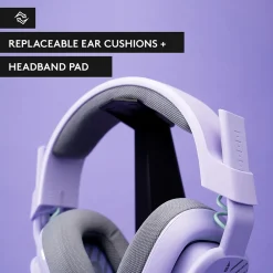 Clearance Logitech Astro A10 Gen 2 Stereo Over-the-Ear Gaming Headset, Lilac (939-002076)