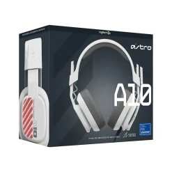 Best Logitech Astro Gaming A10 Gen 2 Stereo Headset, White (939-002050)