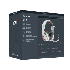 New Logitech Astro Gaming A10 Gen 2 Stereo Headset, White (939-002062)