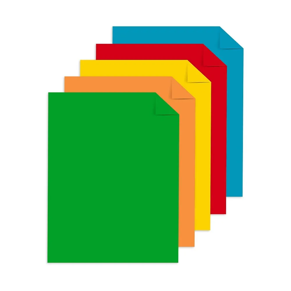 Card Stock*Astrobrights 65 lb. Cardstock Paper, 8.5" x 11", Primary Assortment, 100 Sheets/Ream (91646)