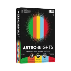 Card Stock*Astrobrights 65 lb. Cardstock Paper, 8.5" x 11", Eco Assortment, 250 Sheets/Pack (98853)