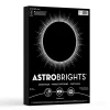 Card Stock*Astrobrights 65 lb. Cardstock Paper, 8.5" x 11", Eclipse Black, 100 Sheets/Pack (22024-01)