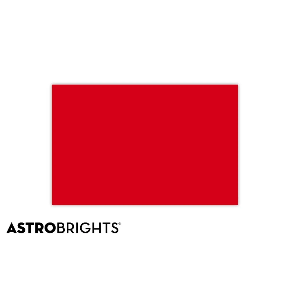 Multipurpose Paper*Astrobrights 11" x 17" Color Copy Paper, 24lbs., Red, 500 Sheets/Ream (21553/22553)