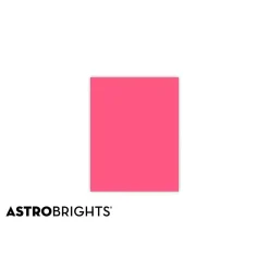 Multipurpose Paper*Astrobrights Colored Paper, 24 lbs., 8.5" x 11", Plasma Pink, 500 Sheets/Ream (22119)